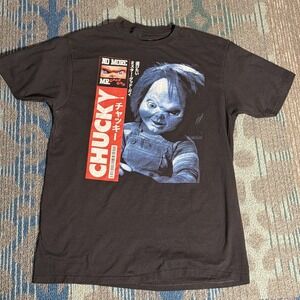 Chucky Japanese Graphic Tee Ripple Junction Black‎ Horror Large